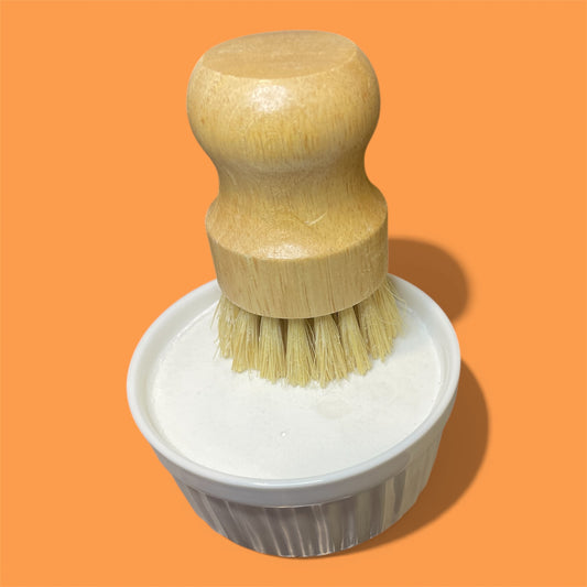 Dish Soap Bar With Ramekin (Brush Not Included)